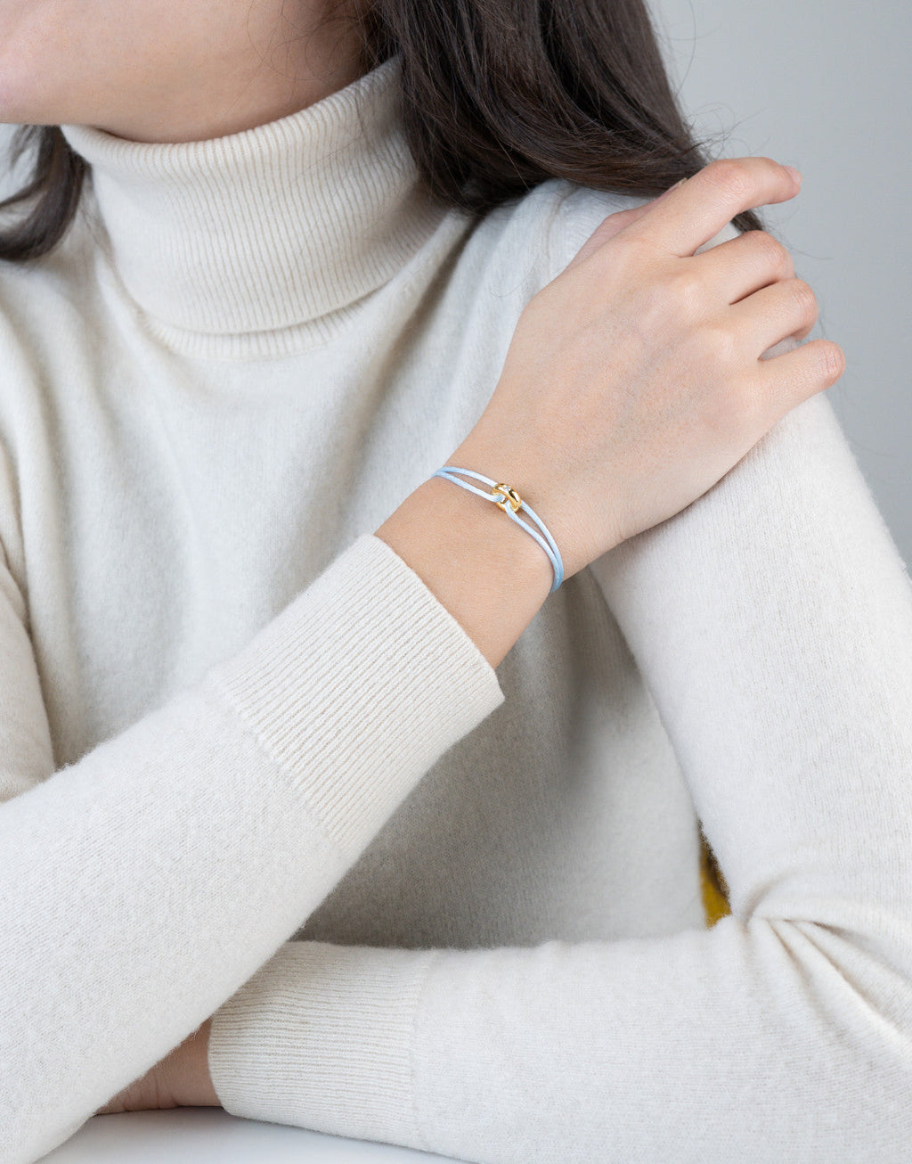 Mini Golden Soho Diamond Cord Bracelet