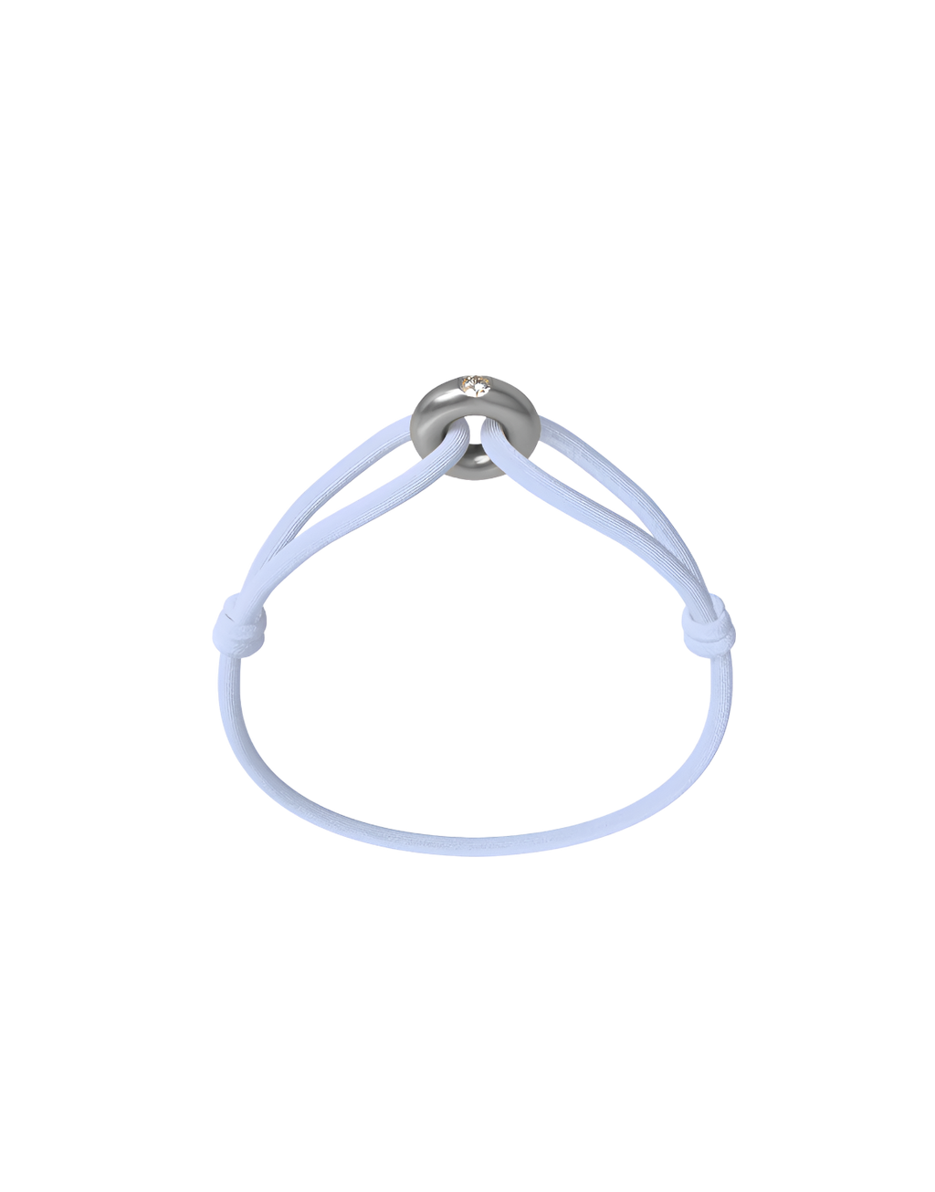 Silver Soho Diamond Cord Bracelet