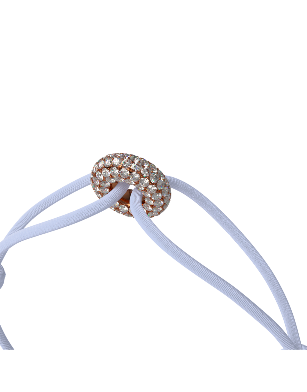 Mini Rose Soho Pave Cord Bracelet