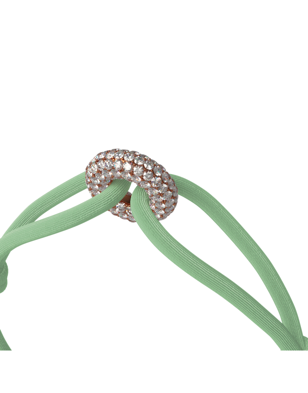 Rose Soho Pave Cord Bracelet