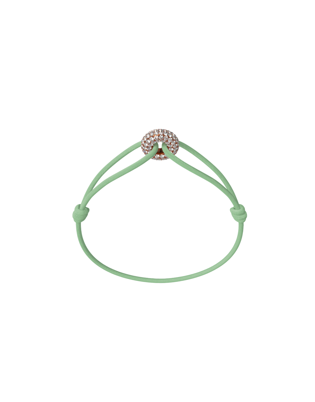 Mini Rose Soho Pave Cord Bracelet