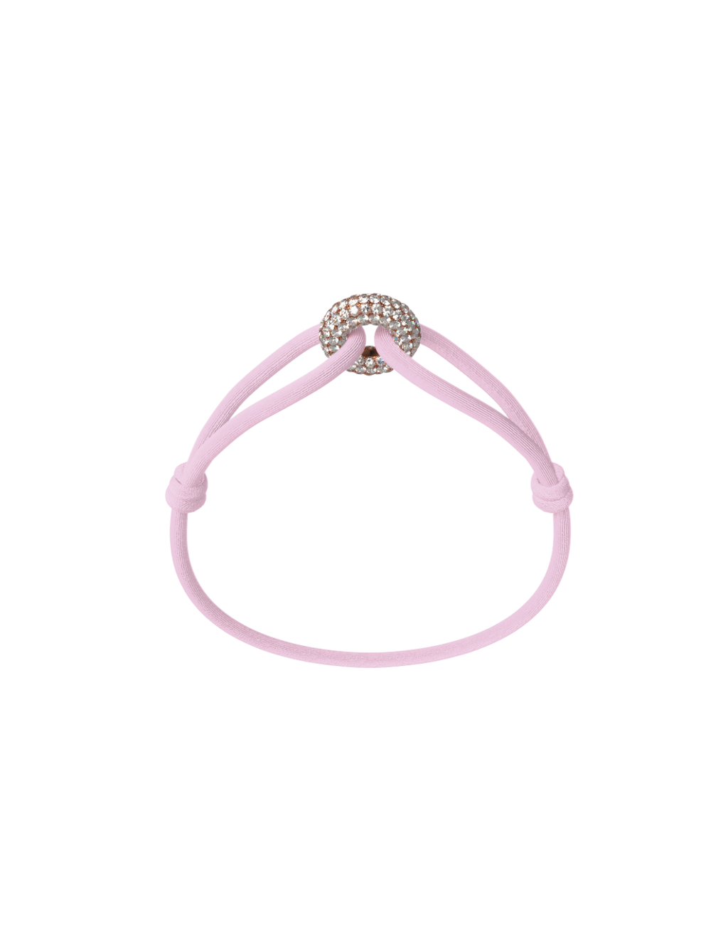 Rose Soho Pave Cord Bracelet