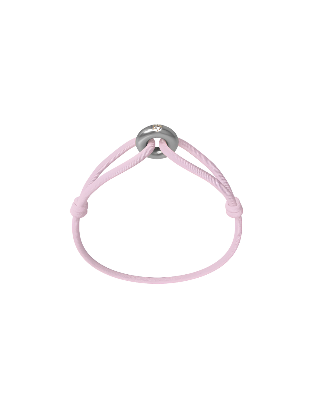Silver Soho Diamond Cord Bracelet