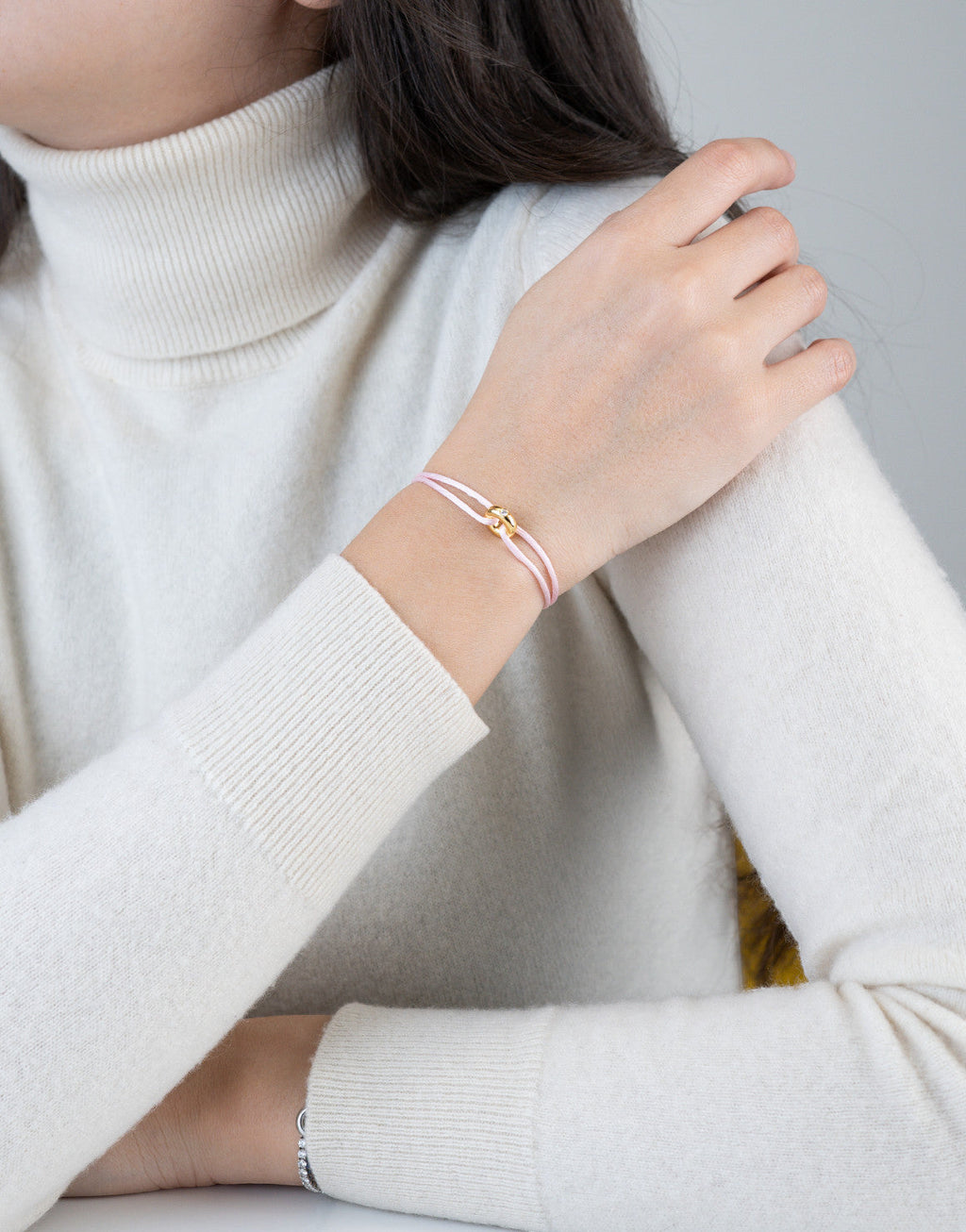 Mini Golden Soho Diamond Cord Bracelet