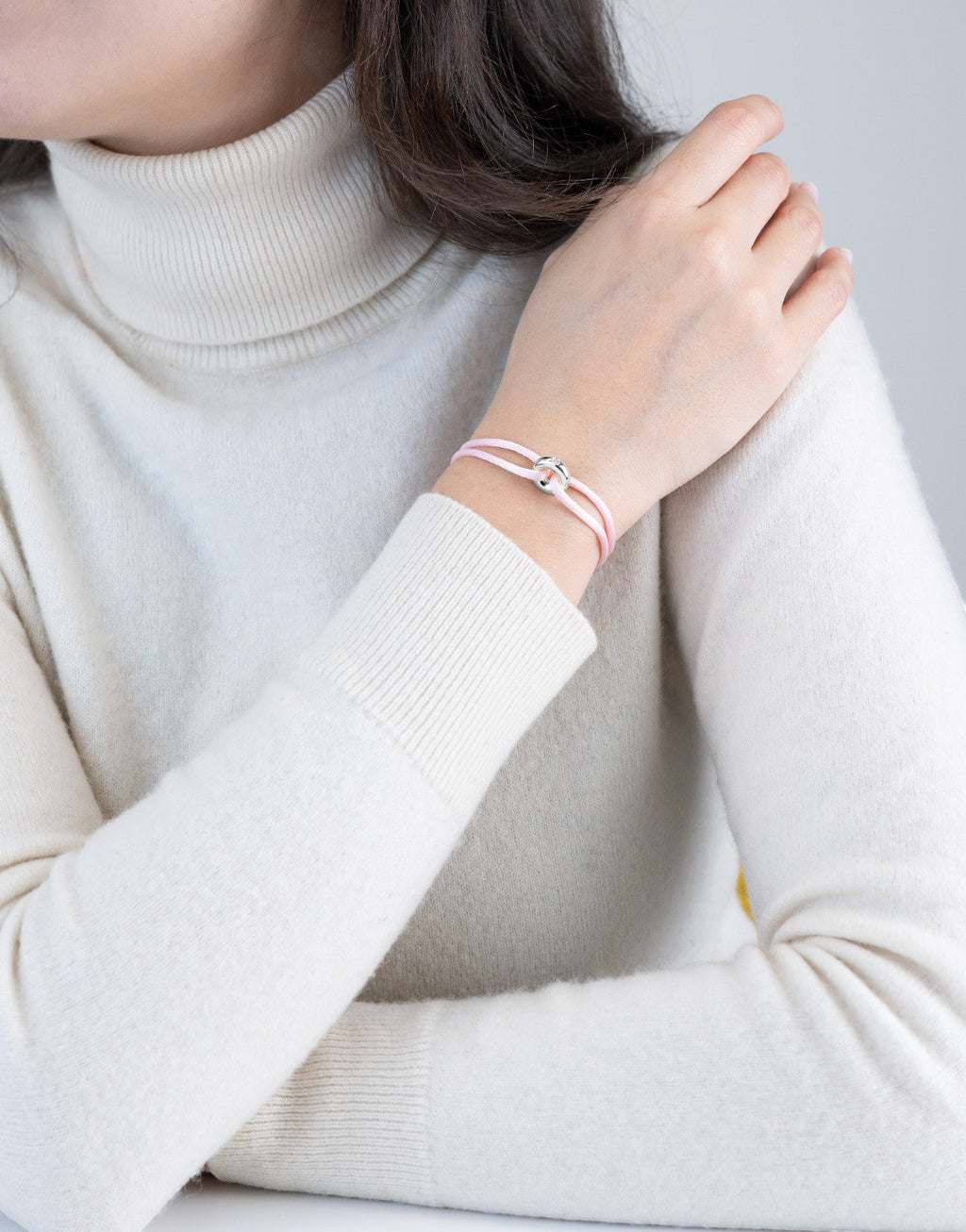 Silver Soho Diamond Cord Bracelet
