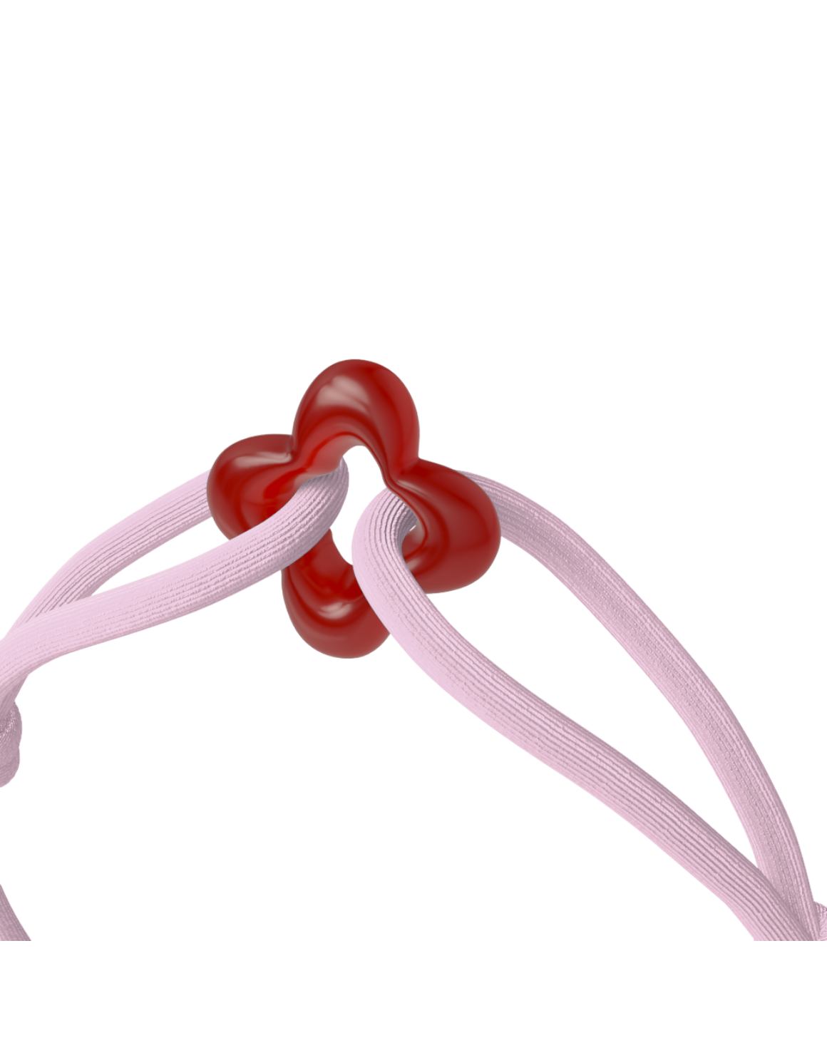 Red Clover Cord Bracelet with Carnelian