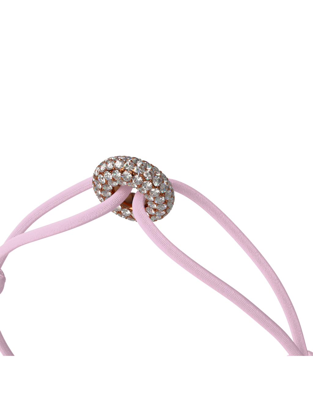 Mini Rose Soho Pave Cord Bracelet