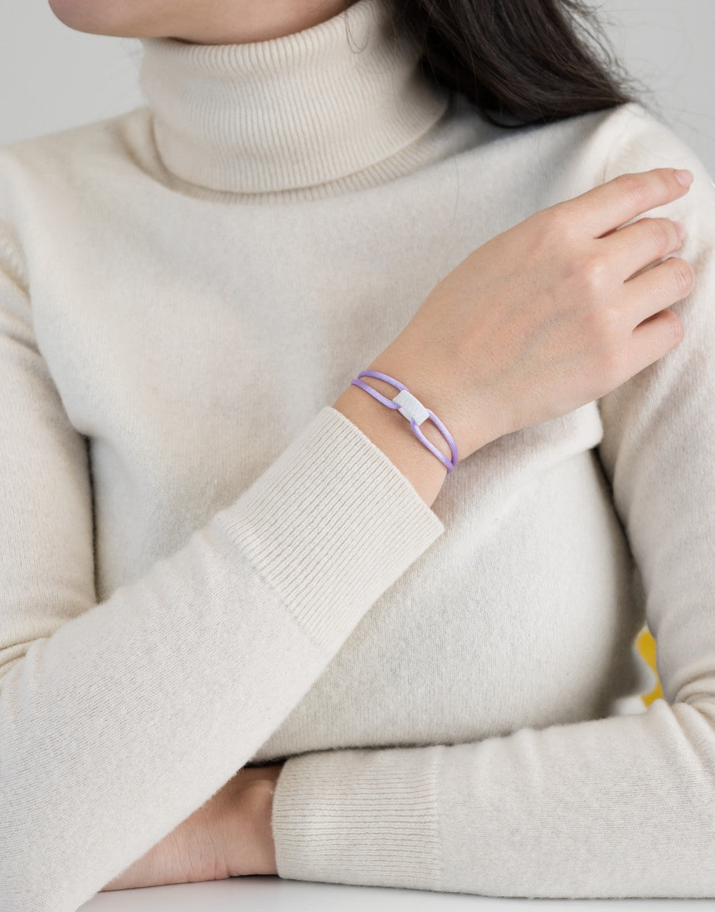 Cord Bracelet in Snow