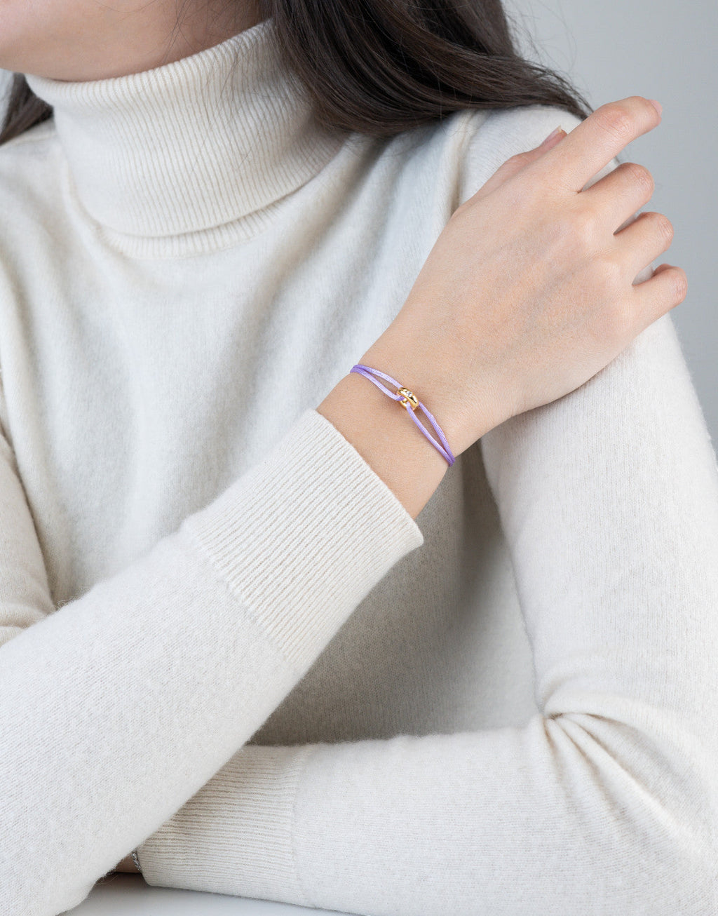 Mini Golden Soho Diamond Cord Bracelet