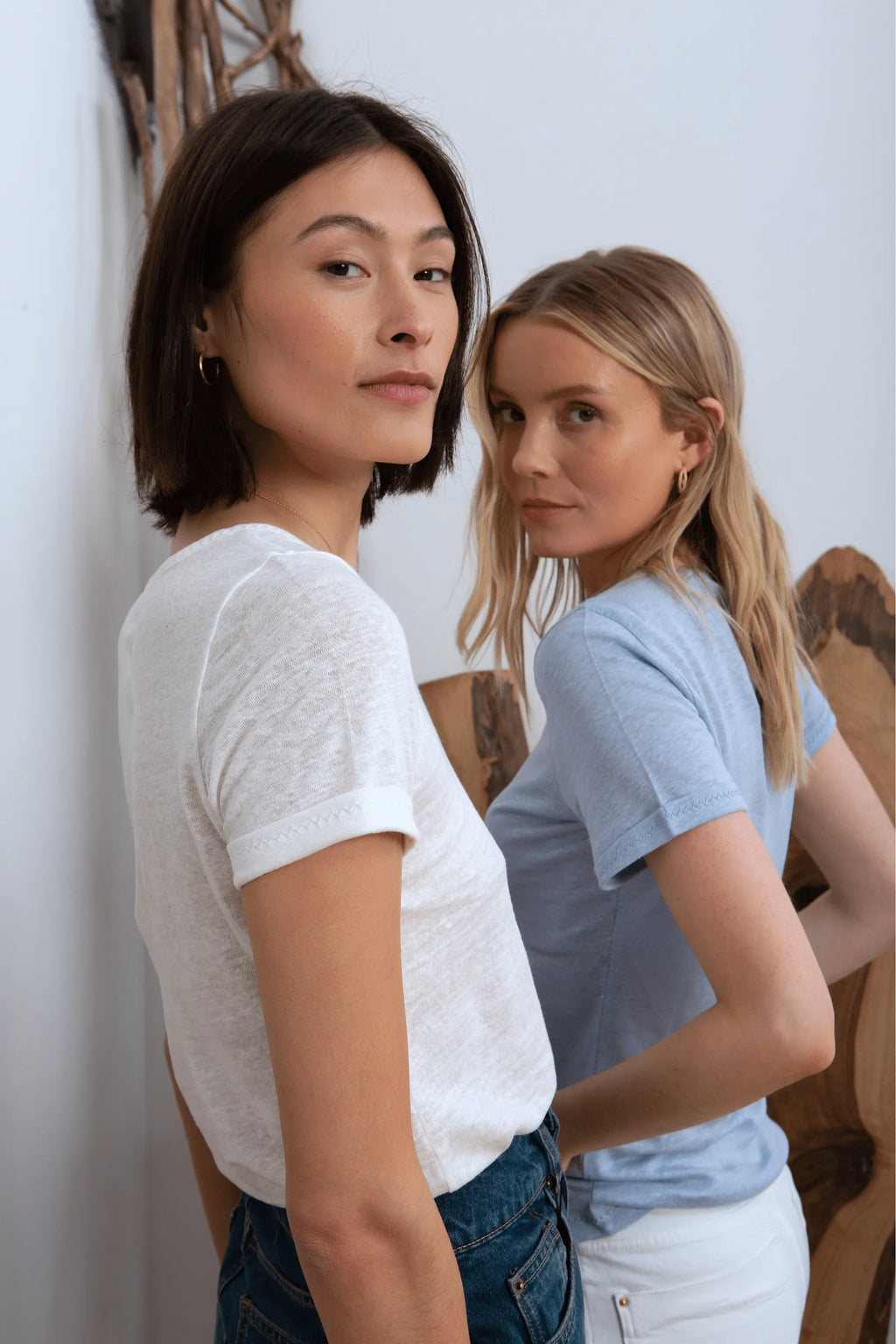 Women's Linen T-Shirt 100 Percent Linen
