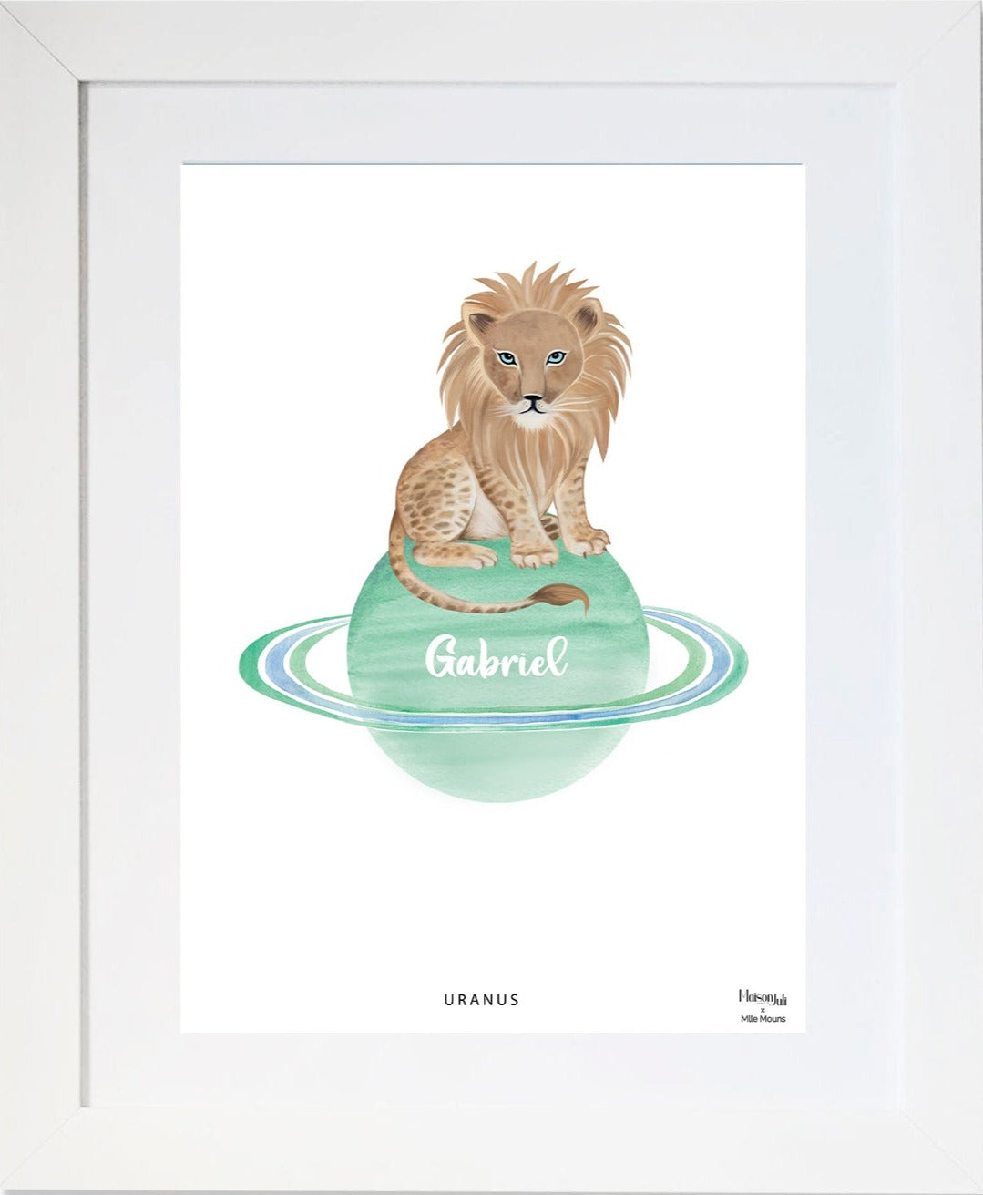 The Lion on Uranus Art Print