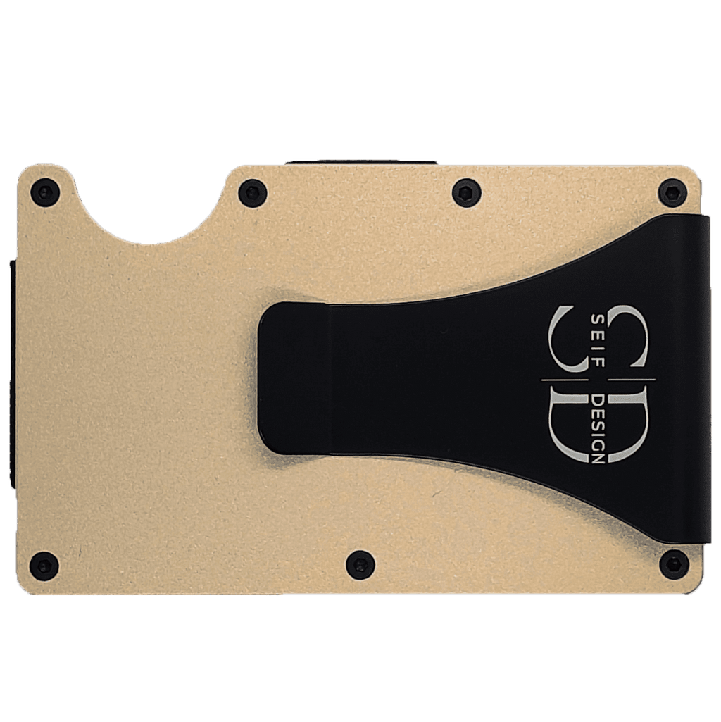 Lite Aluminum Cardholder – Minimalist, Secure & Eco-Friendly by Seif Design at www.brixbailey.com