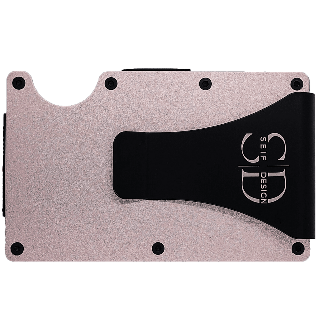 Minimalist Lite Metal Cardholder – Secure & Stylish 12-Card Storage by Seif Design at www.brixbailey.com