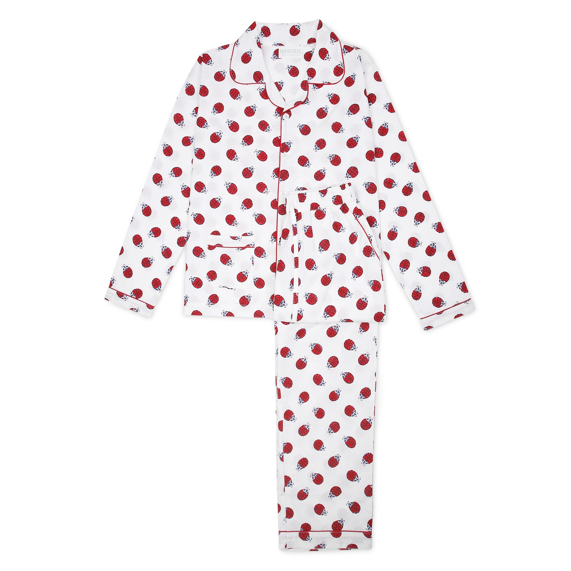 Ladybird Adult Pyjamas in Pure Cotton