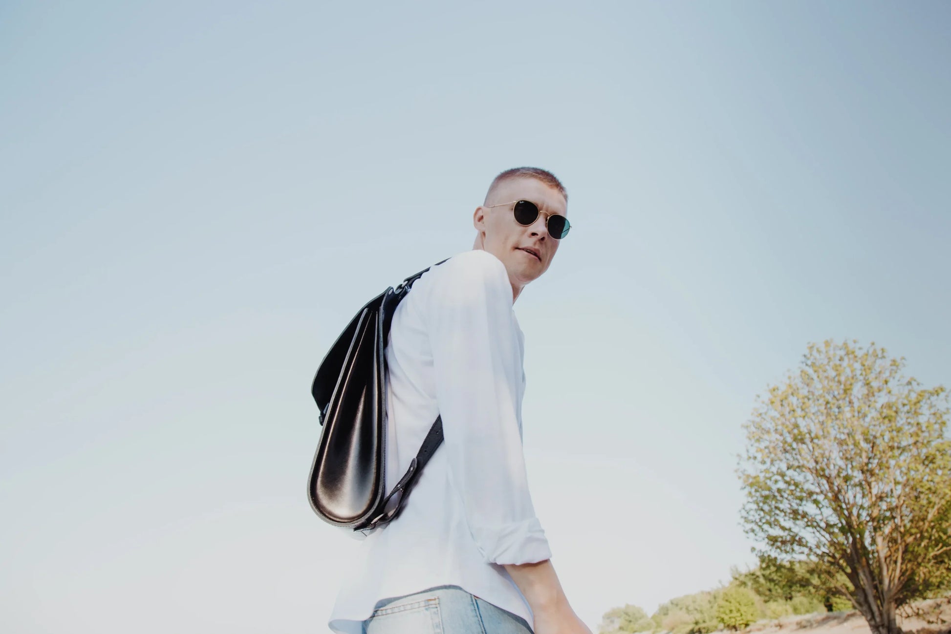 Versatile Great Rucksack – Elegant Tuscan Leather Bag by Craftory at brixbailey.com