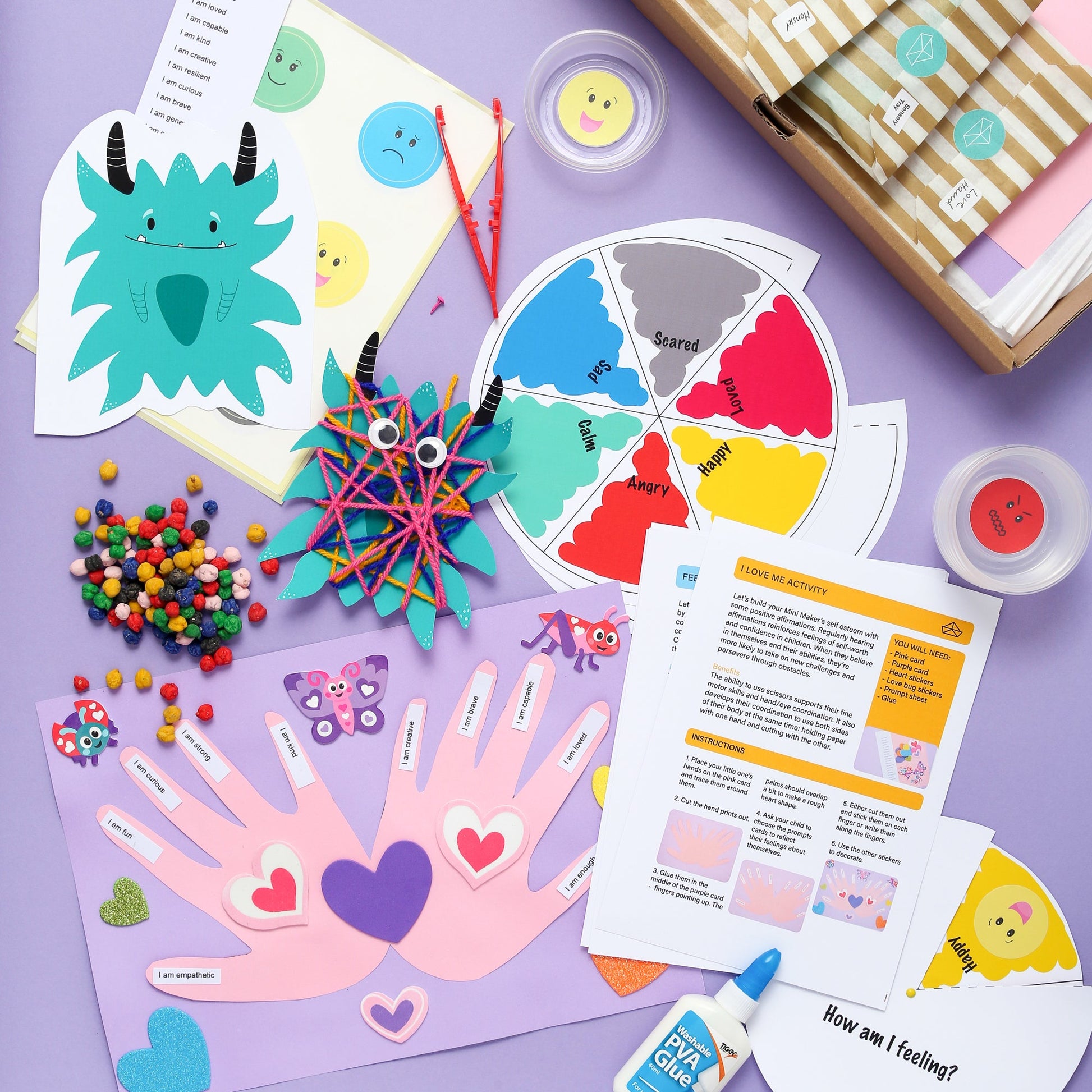 Monthly Kids Activity Craft Subscription Box