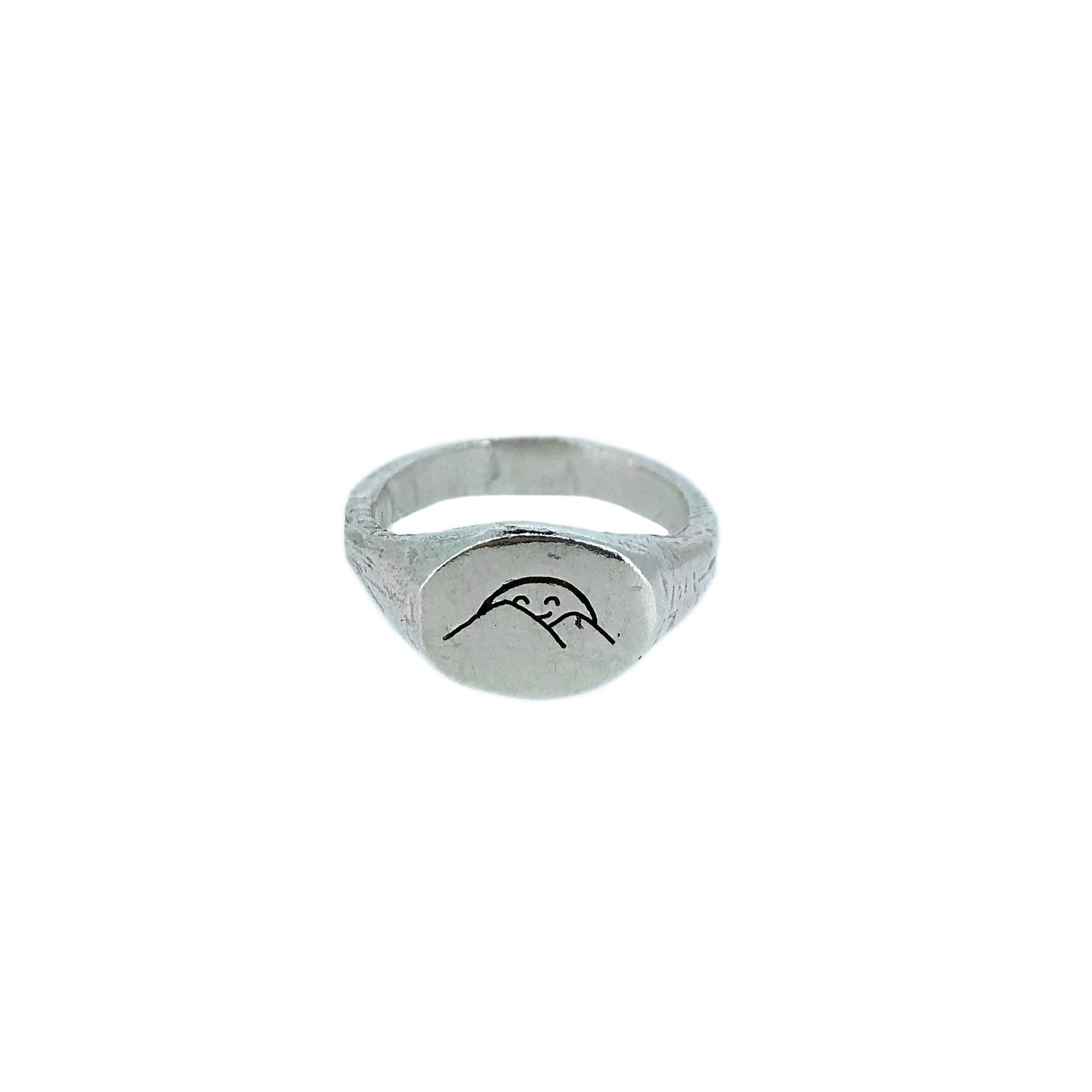 Day Break Signet Ring in Recycled Sterling Silver