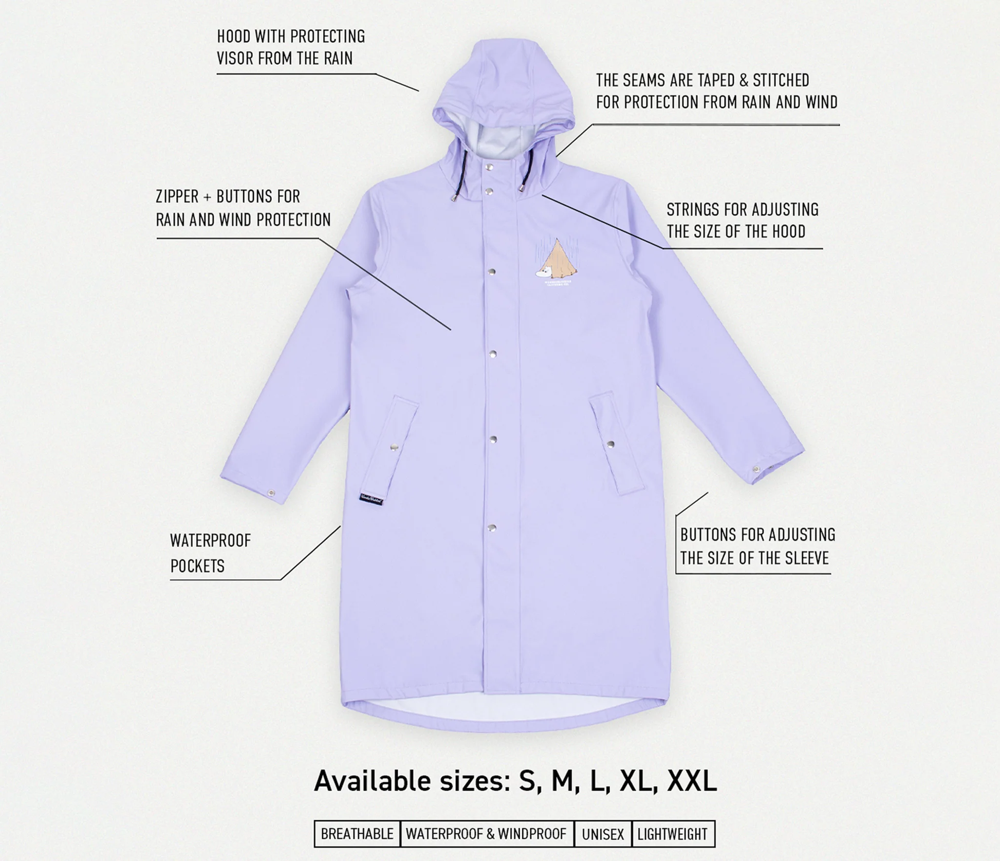 Embrace Adventure with the Official Moomin Unisex Jacket by Nordicbuddies by Moomin by NordicBuddies at www.brixbailey.com
