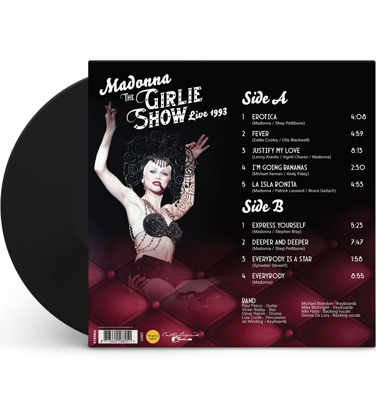 Madonna The Girlie Show Live 1993 180g Vinyl