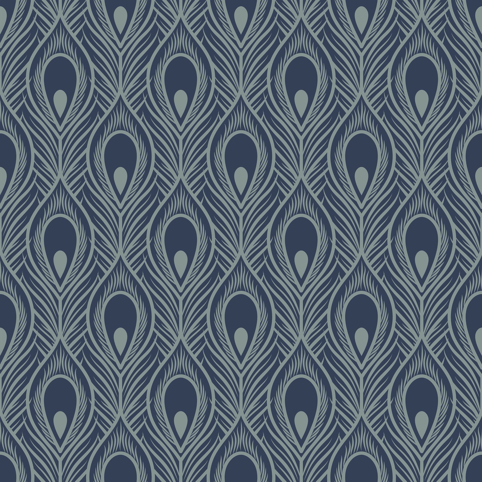 Peacock Feather Wallpaper