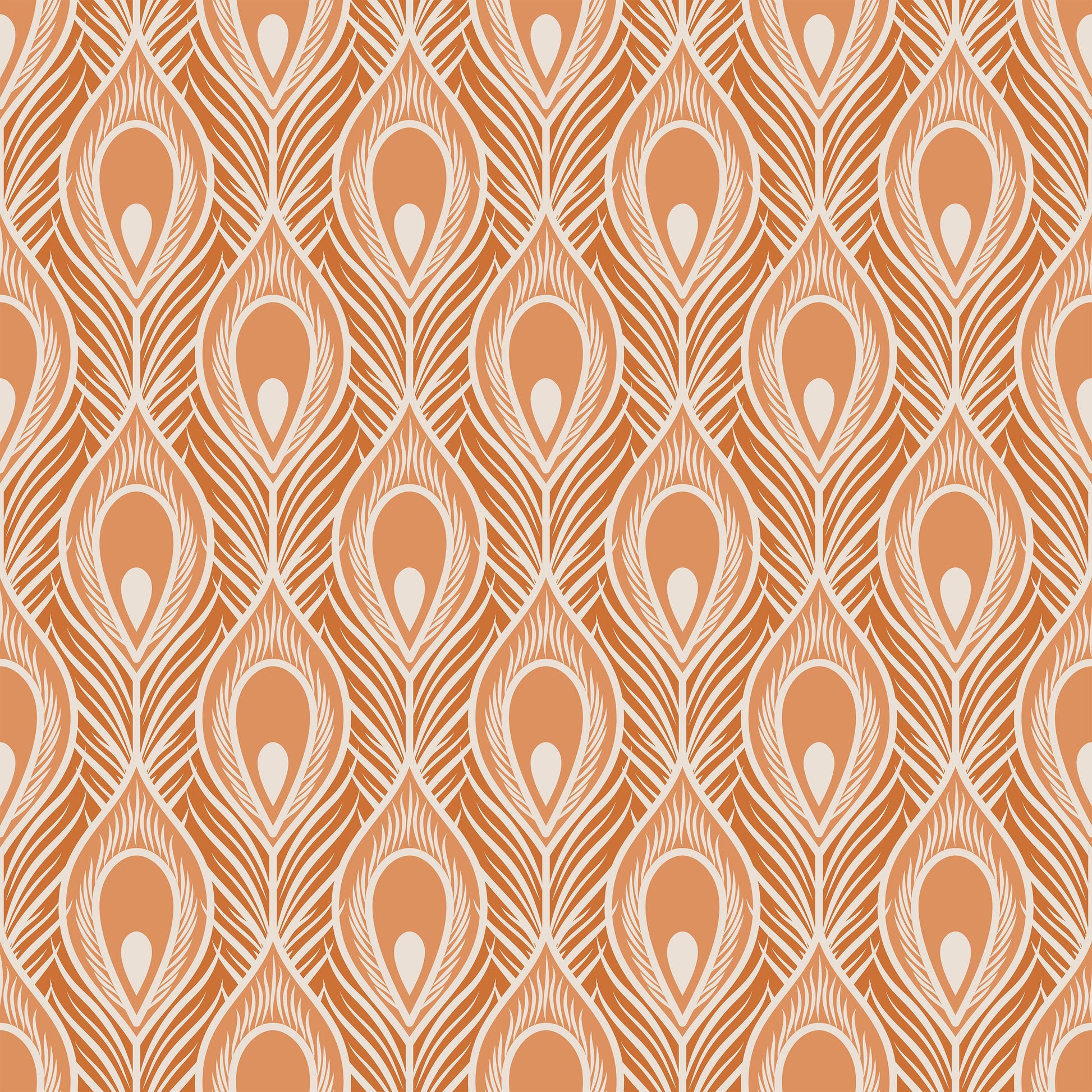 Peacock Feather Wallpaper