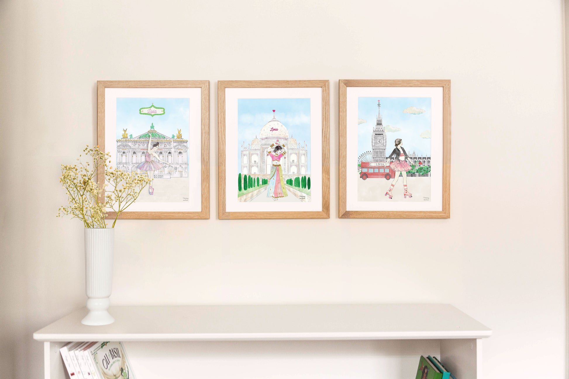 Princess of the Taj Mahal Framed Print