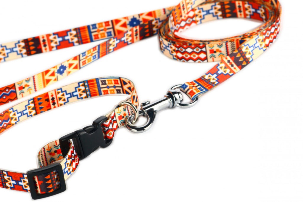 Boho Collection Dog Leash – A style that combines hippie blaze of colors with casual surfers and bohemian originality. by Matteo at www.brixbailey.com