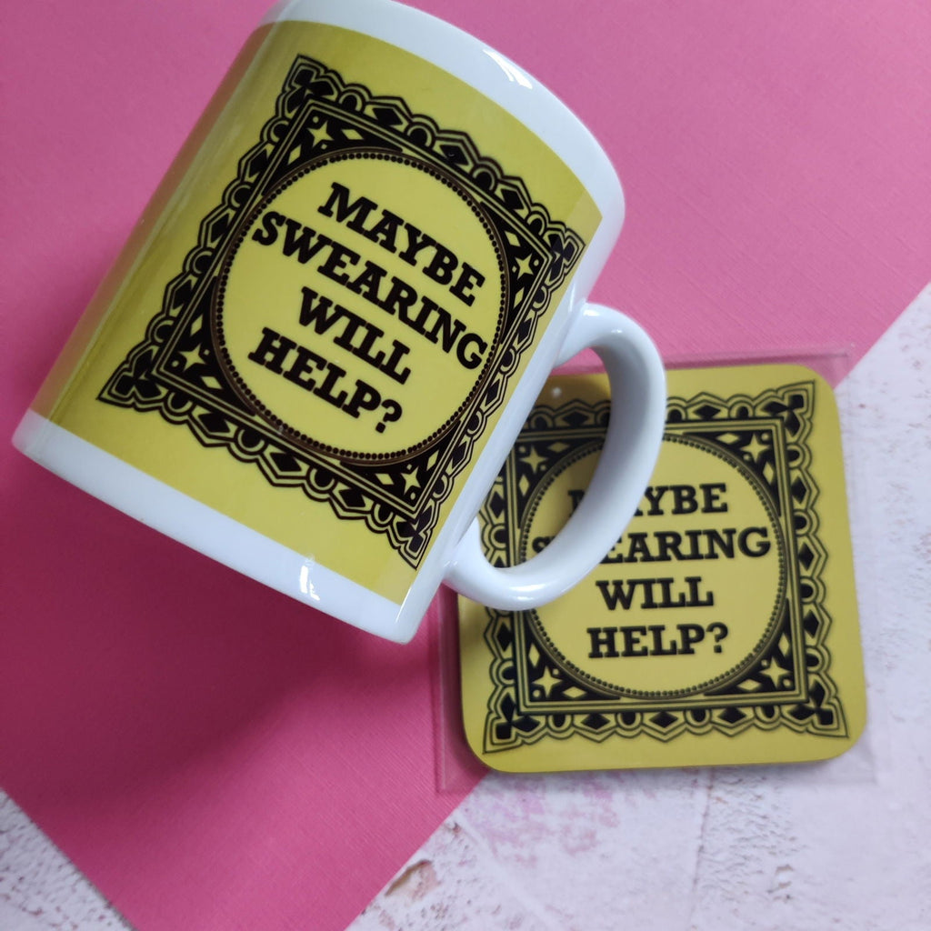 Maybe Swearing Will Help Square Coaster