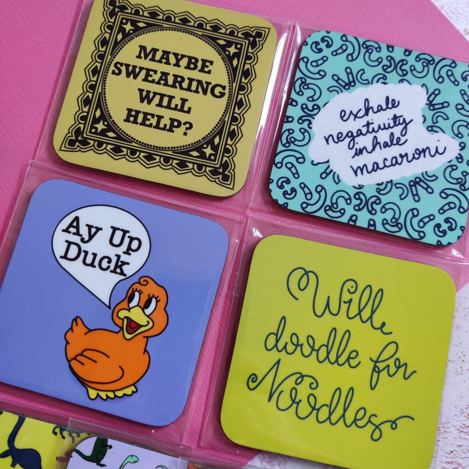 Maybe Swearing Will Help Square Coaster