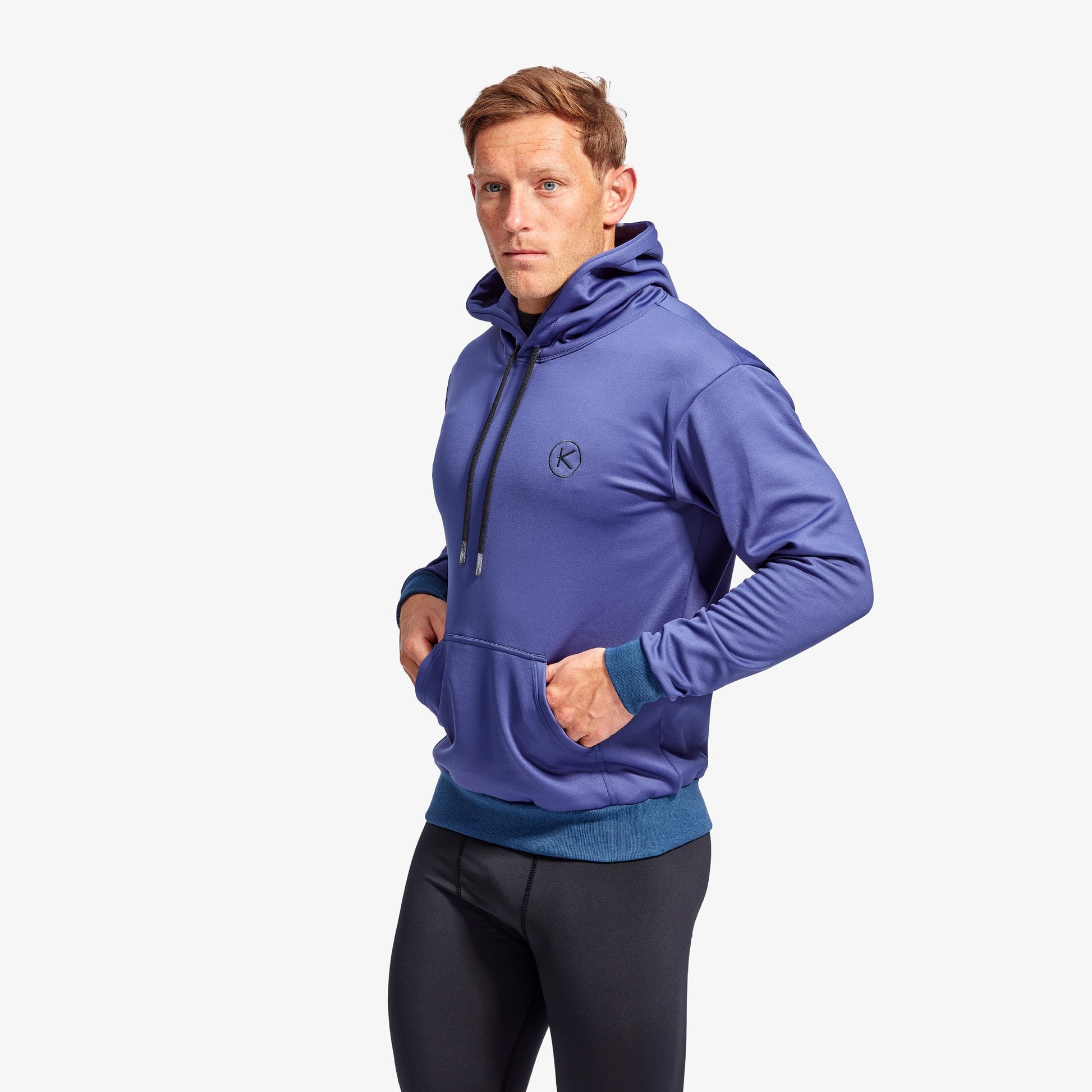 Men's Infrared Hoodie in Grey and Blue