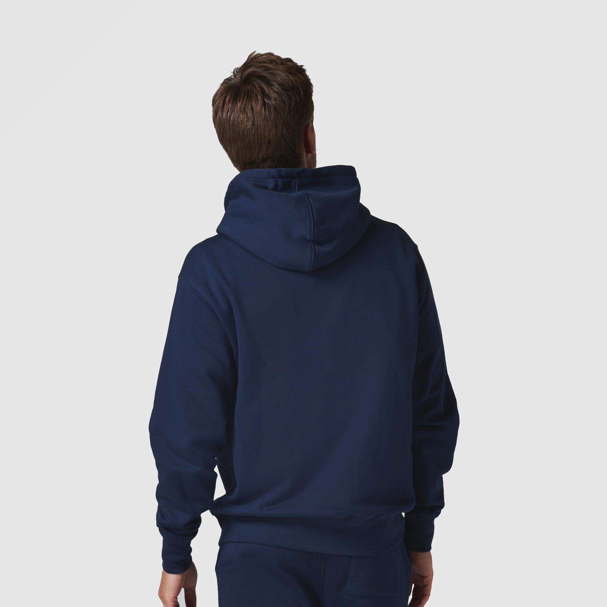 Unisex Brass Monkey Navy Hoodie