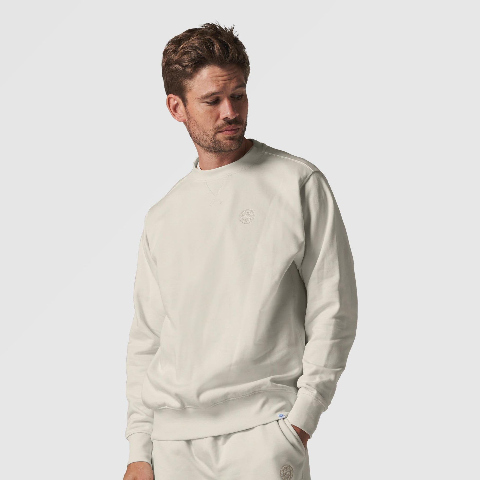 Unisex Brass Monkey Off White Sweatshirt