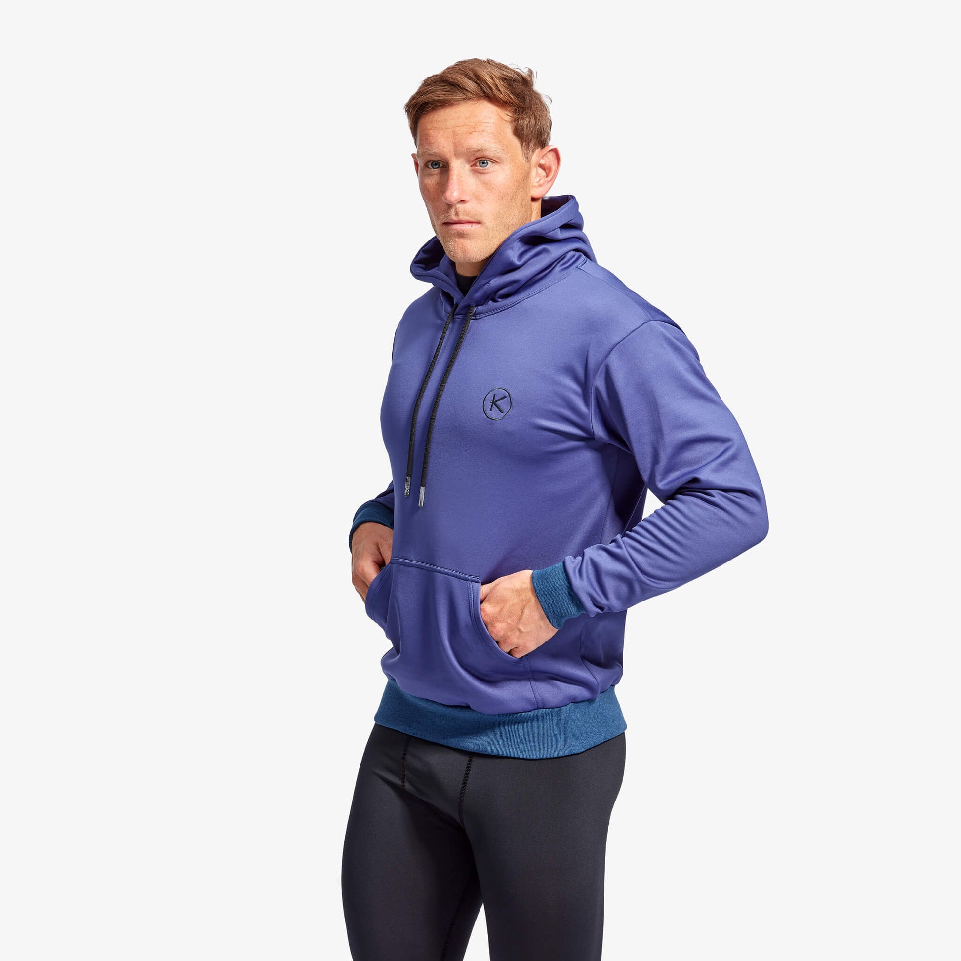Men's Infrared Hoodie in Grey and Blue