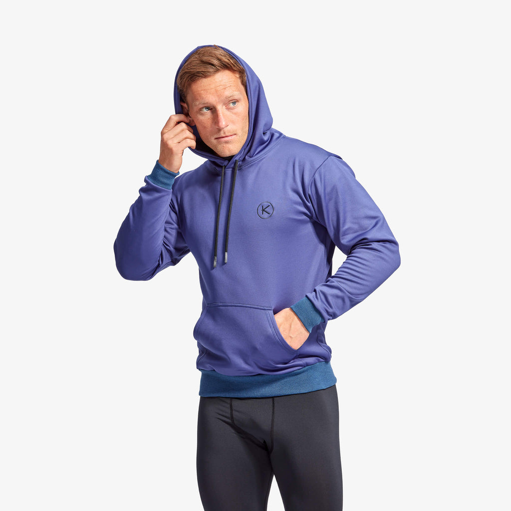 Men's Infrared Hoodie in Grey and Blue
