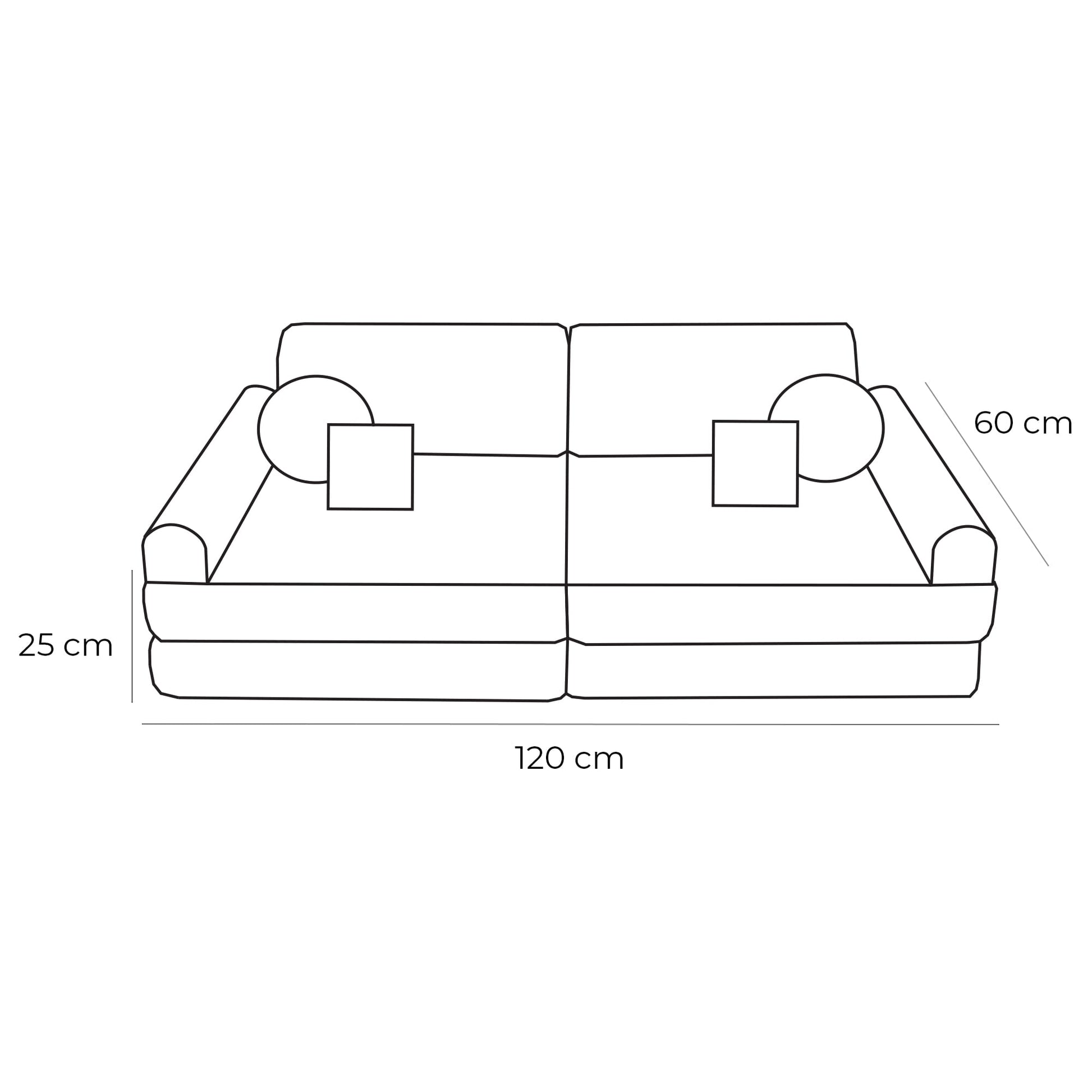 MeowBaby Modular Sofa – Stylish & Safe for Kids Play by MeowBaby at www.brixbailey.com