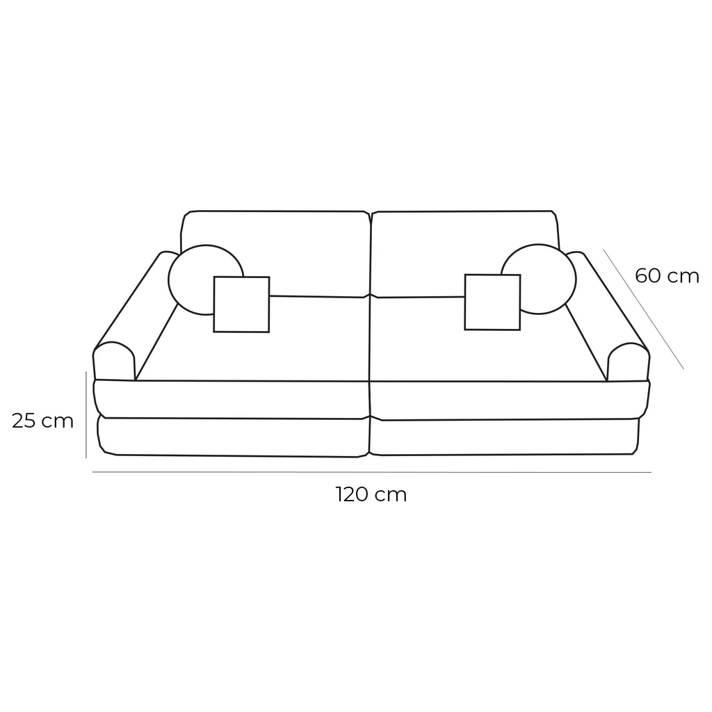 MeowBaby Modular Sofa - Safe & Stylish for Kids by MeowBaby at www.brixbailey.com