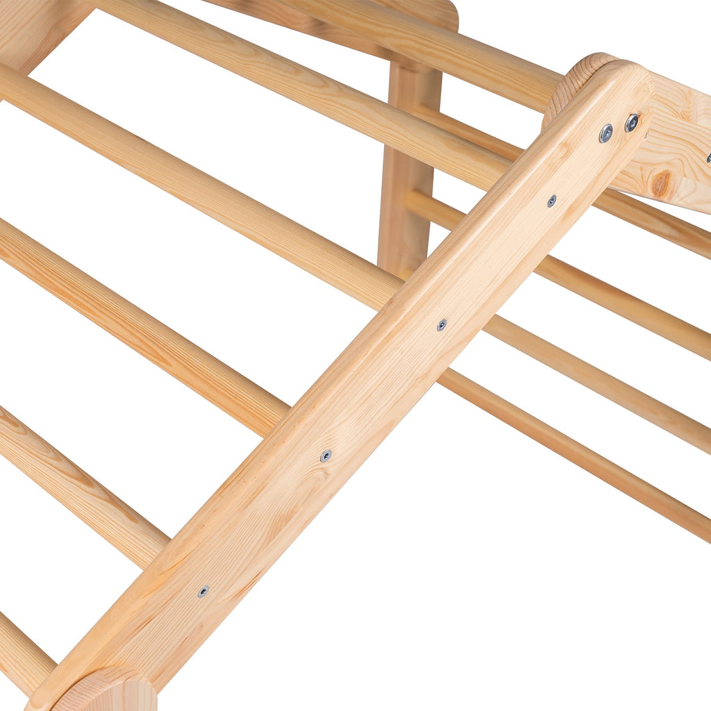 Large Montessori Triangular Ladder – Wooden Home Playground by MeowBaby at www.brixbailey.com