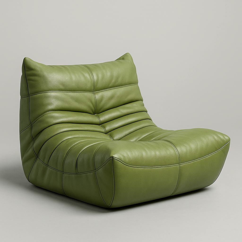 Caterpillar Lounger Chair in Premium Suede