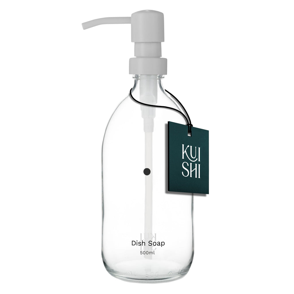 Clear Glass Soap Dispenser 500ml