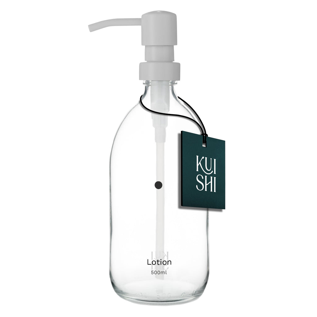 Clear Glass Soap Dispenser 500ml