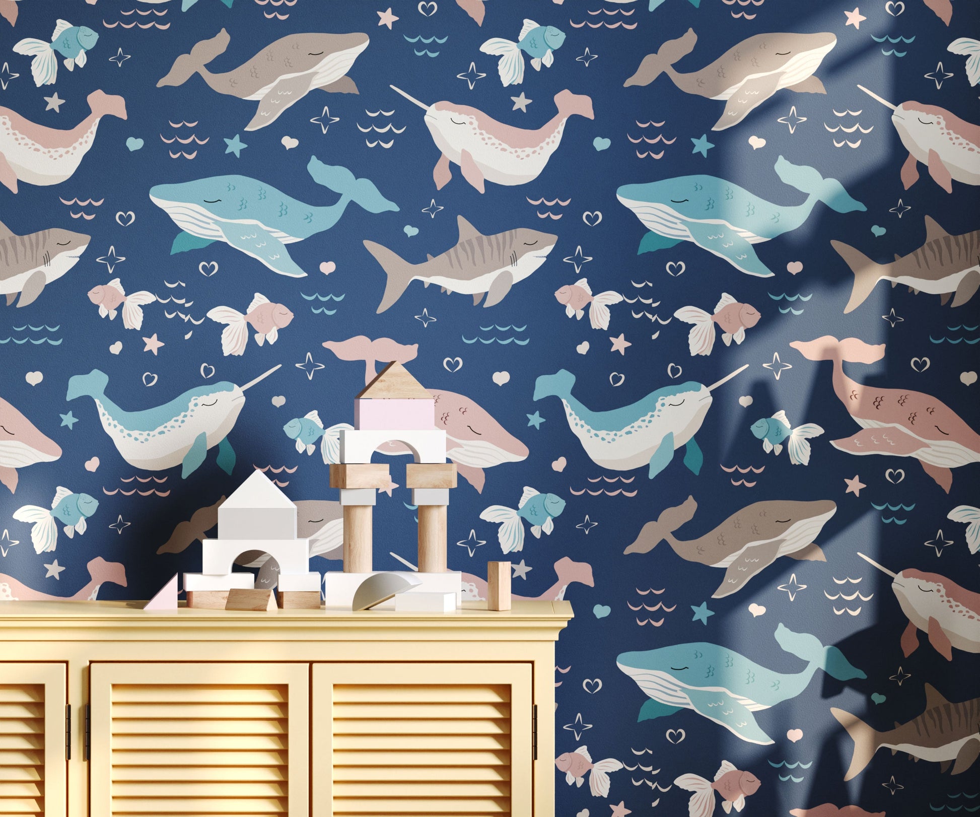 Moby Under the Sea Wallpaper