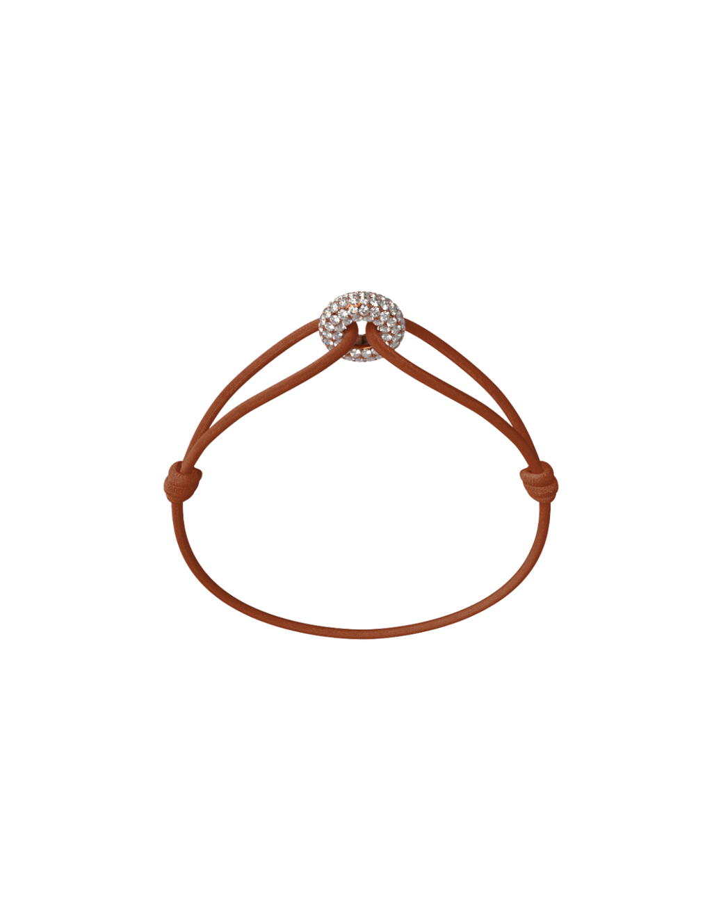 Mini Rose Soho Pave Cord Bracelet