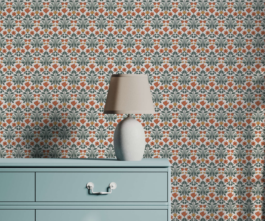 Modern Arts and Crafts Wallpaper