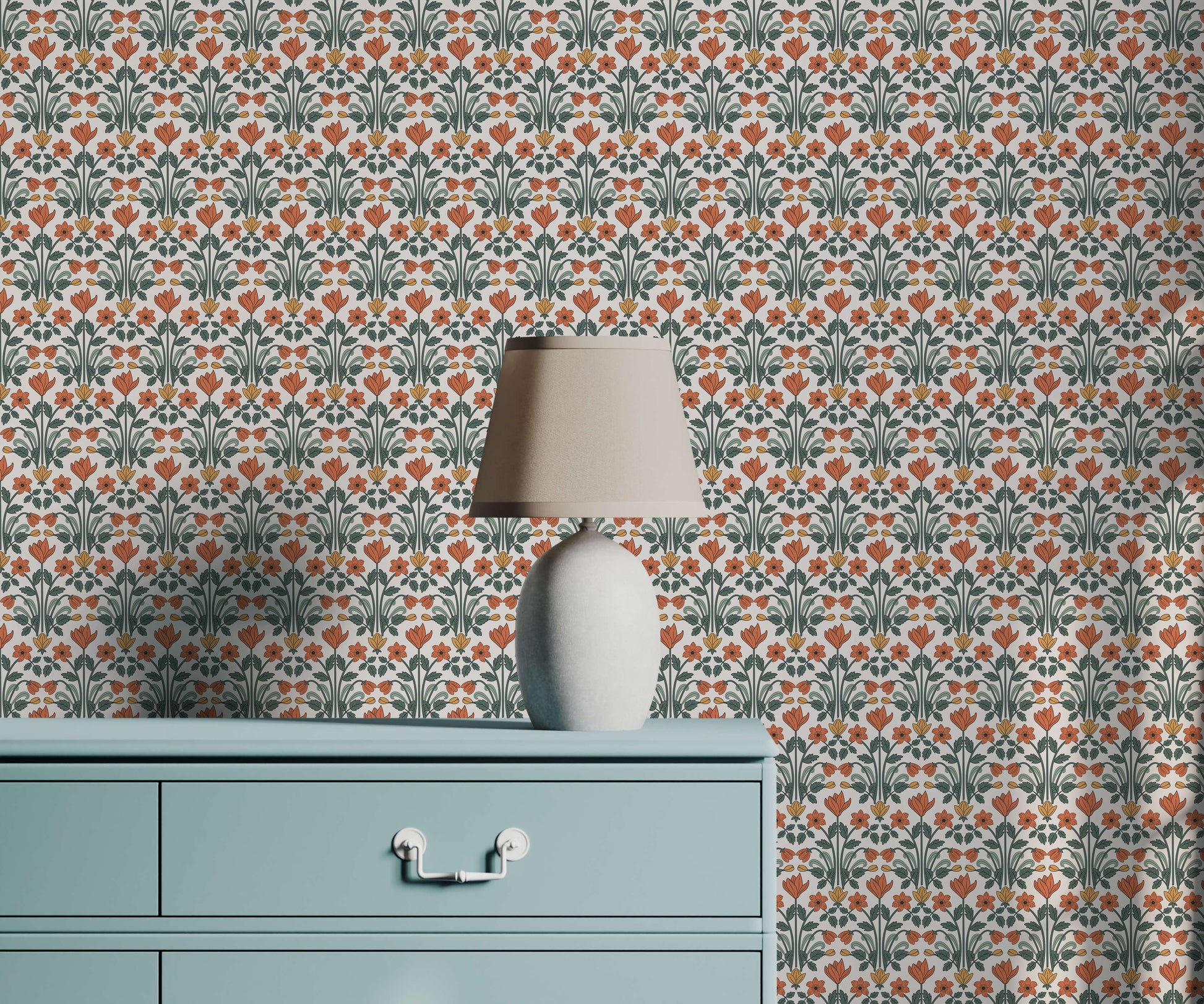 Modern Arts and Crafts Wallpaper