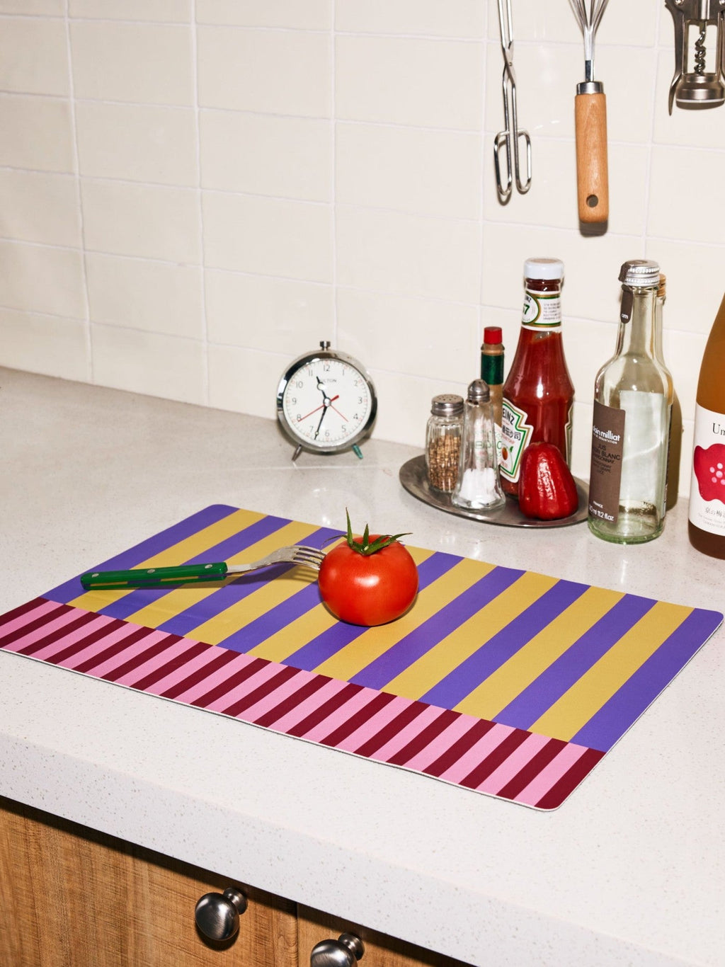 Moonlight Artistic Leather Placemat Set