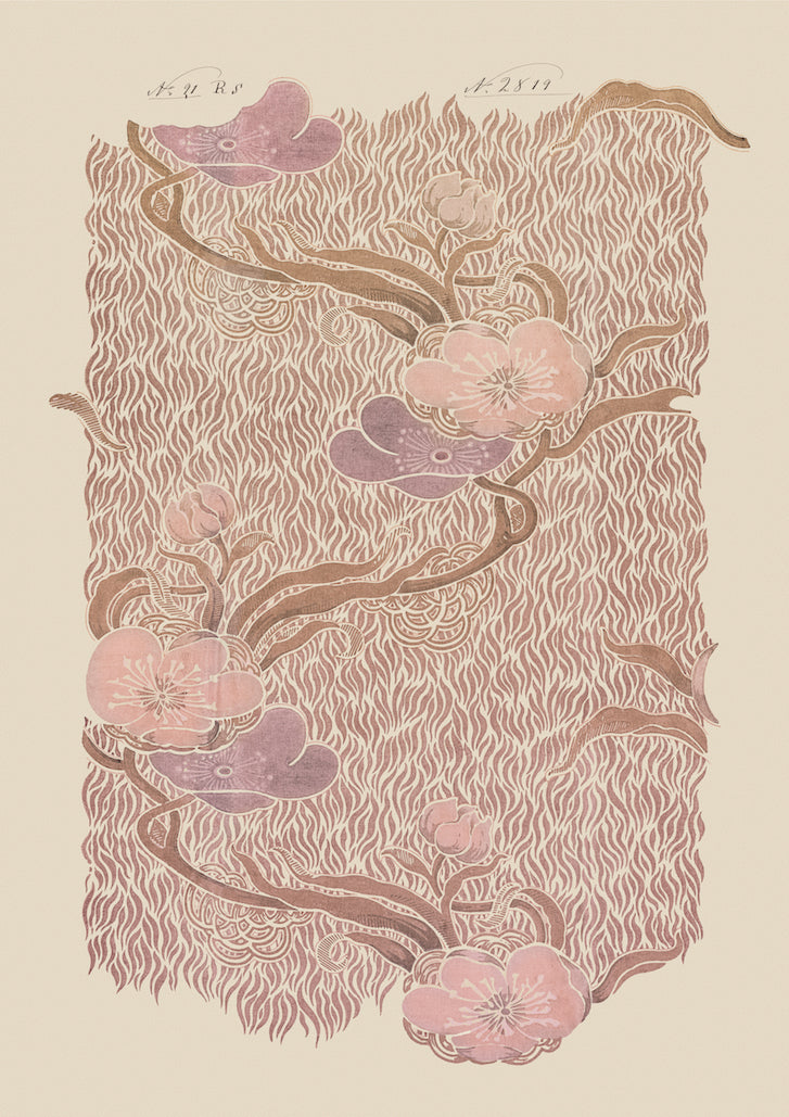 Nouveau Love Vintage Archive Poster Print