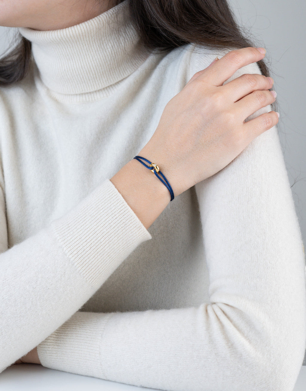 Mini Golden Soho Diamond Cord Bracelet