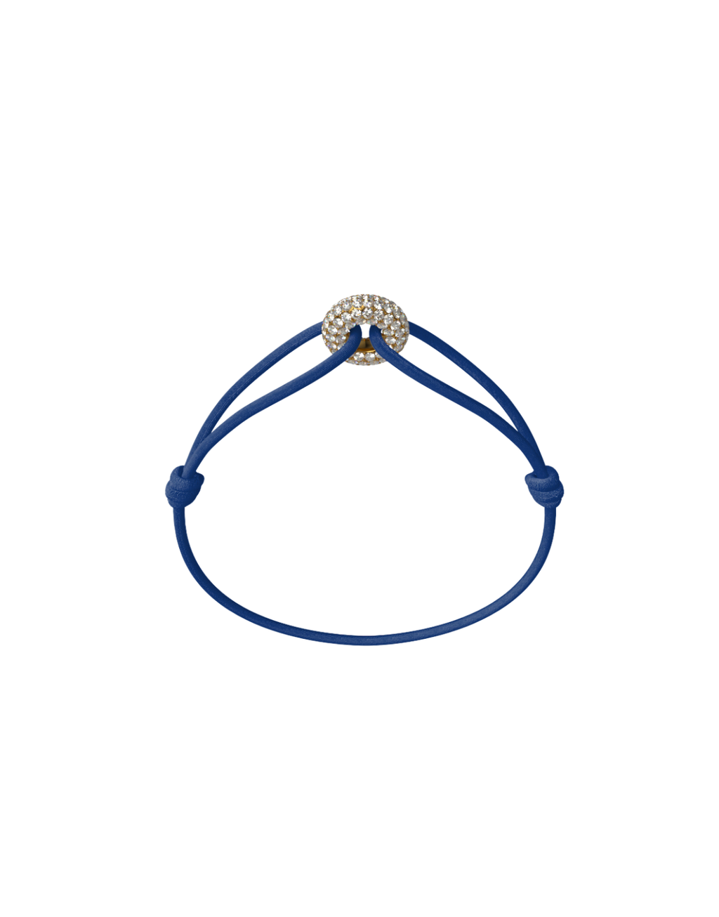 Mini Golden Soho Pave Cord Bracelet