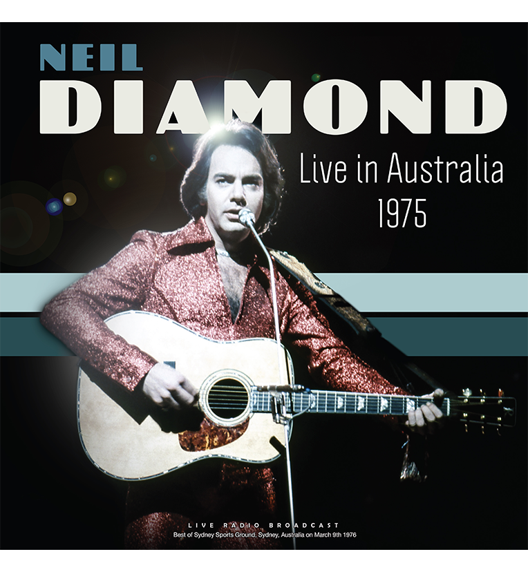 Neil Diamond Live in Australia Limited Edition 12 Inch Clear Vinyl
