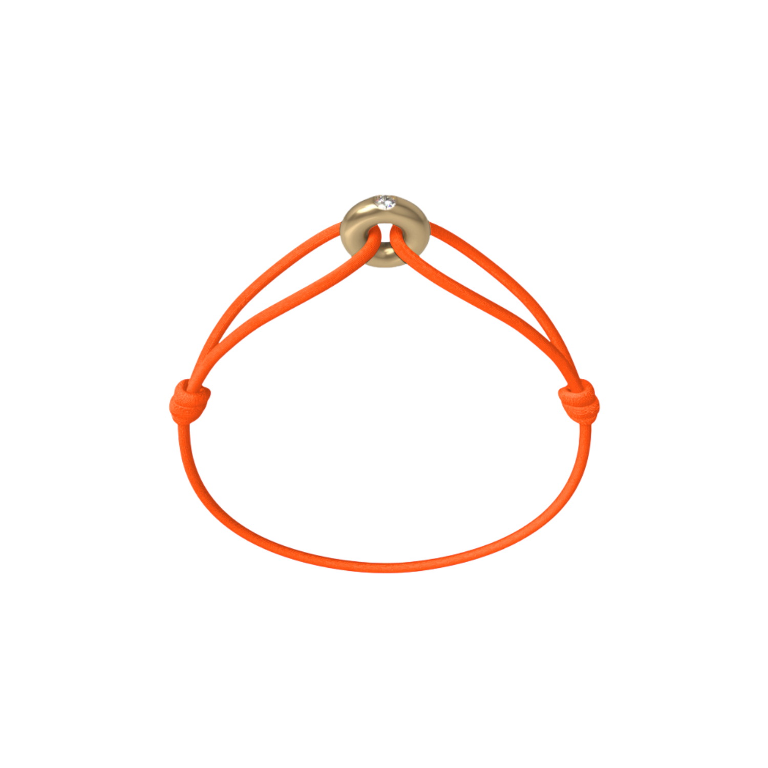 Mini Golden Soho Diamond Cord Bracelet